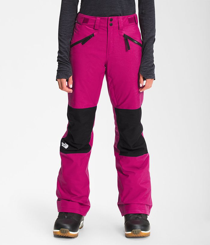 Pantalon Nieve The North Face Mujer Rosas/Negras Aboutaday 54610QYSB